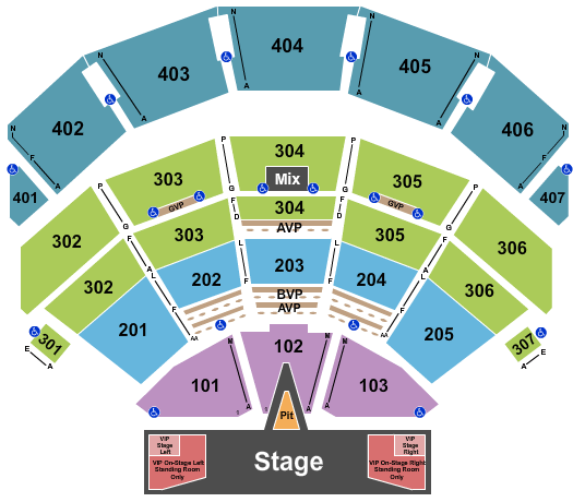 Dolby Live Aerosmith Seating Chart